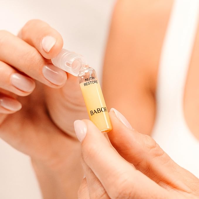 BABOR Nutri Restore 7-Day Ampoule Treatment with Ectoin, Nourishing Face Serum
