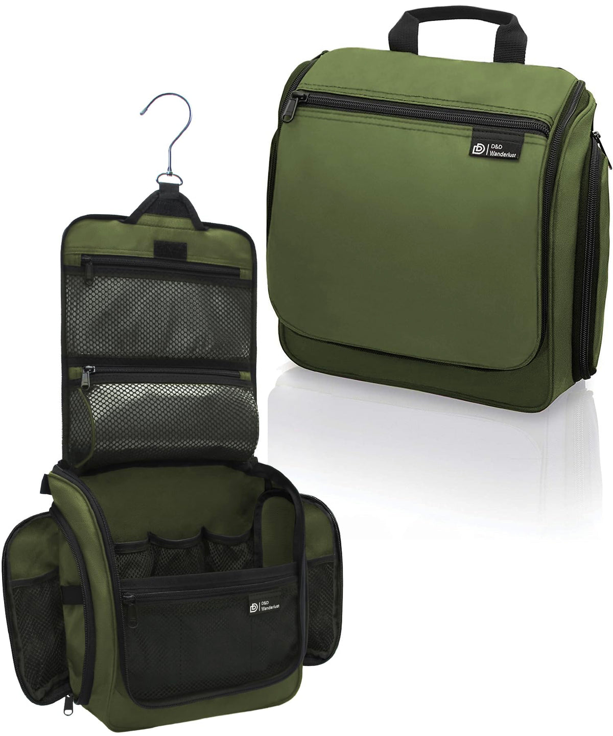 D&D Wanderlust Hanging Travel Toiletry Bag for Women & Men, Extra Large Bag