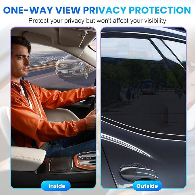 LuxeShade Car Window Tint 35% VLT - 20" in x 20' Ft Nano Carbon Window Tint Privacy Film for Car, Heat & UV Blocking, Glare Reduction and Scratch Resistant Automotive Tinting Roll