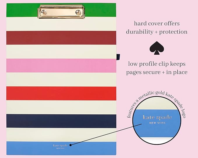 kate spade new york Clipboard Folio, Adventure Stripe