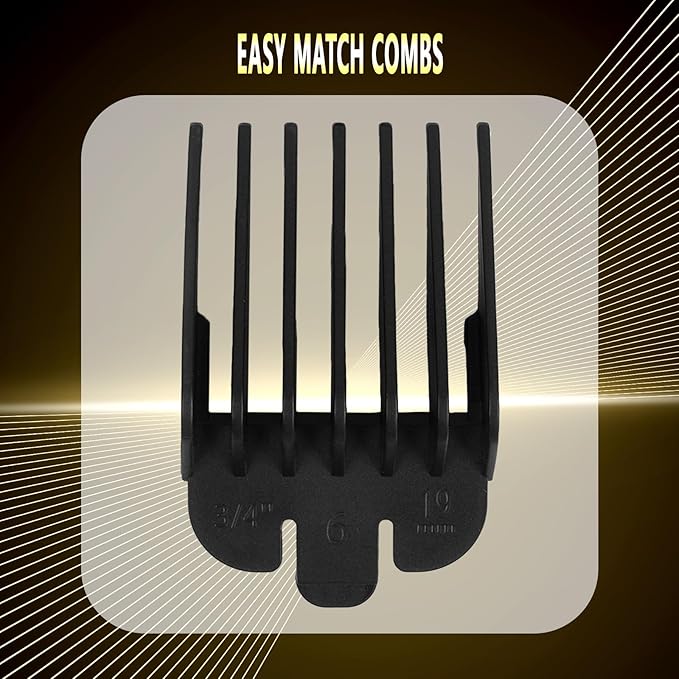 Hair Clippers for Men Professional with Absolutely Heavy-Duty Cutting Performance, Barber Clippers for Haircutting, Hair/Beard Fade Trimmer, High-Power Motor, Metal Housing, Corded/Cordless Operation