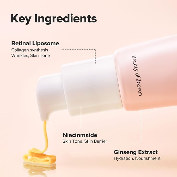 Beauty of Joseon Revive Eye Serum with Retinal Niacinamide Peptide for Face Under Eyes Wrinkles Dark Circles Moisturizer Cream Korean Skincare 30ml, 1.01 fl.oz * 2pack