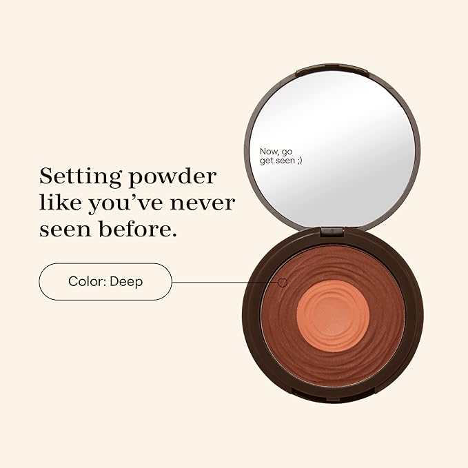 Live Tinted Hueskin Brightening Core Setting Powder, Deep, Soft Matte