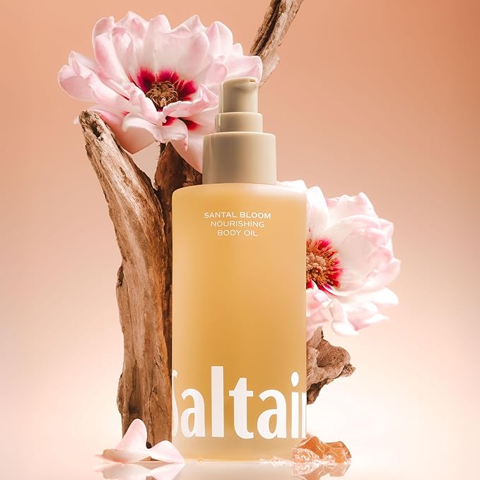 Saltair Nourishing Body Oil | Lightweight Body Glow | Santal Bloom, 4 oz