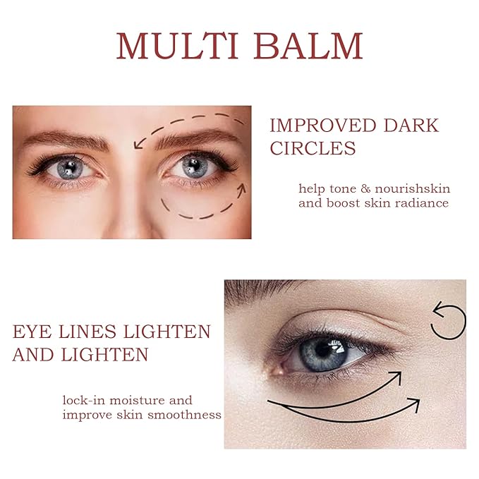 calcium multi balm, Calcium Volume Multi Balm, Wrinkle Core Stick, Collagen Moisturing Stick, Hydrating, Almond & Vitamin E for Lip Balm Eye Cream Neck. 2pcs