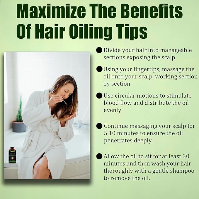 Batana Hair Growth Oil – Cold Pressed Hair Thickening & Strengthening Oil with Rosemary & Castor Oil – Scalp Treatment for Dry, Damaged & Thinning Hair, Men & Women