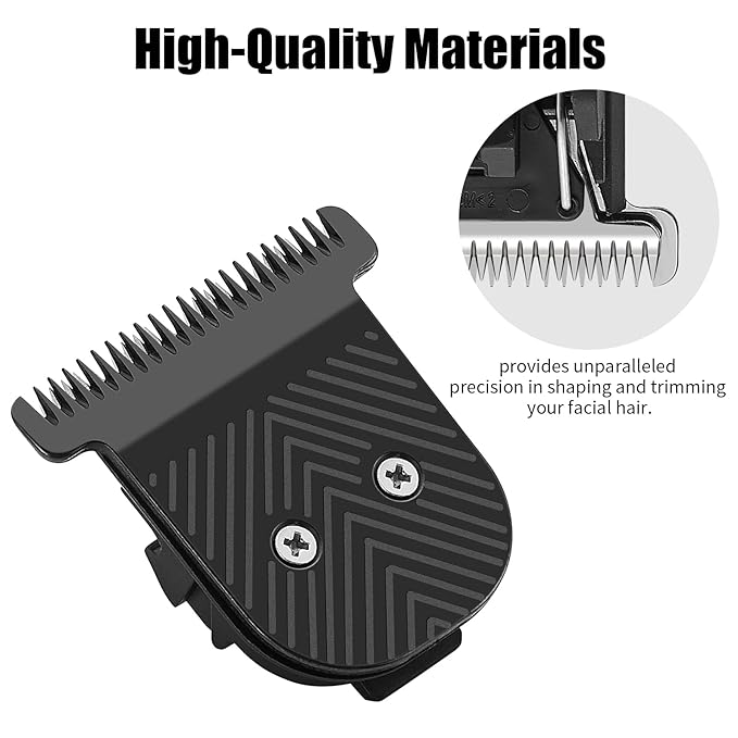 2Pack Stainless Steel T-Blade Compatible with MANSCAPED The Beard Hedger