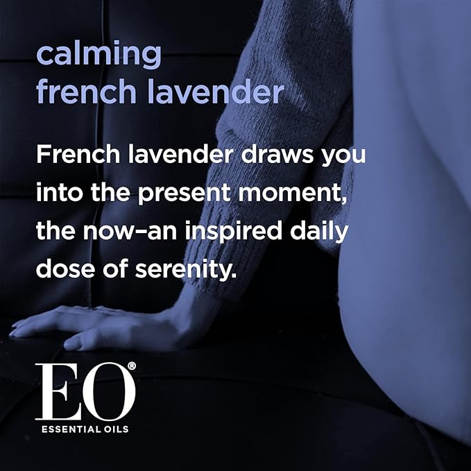 EO Shower Gel Refill, 1 Gallon, French Lavender, body wash made with Essential Oils for Men and Women