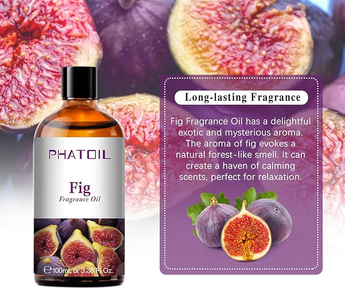 PHATOIL Fig Fragrance Oil for Diffuser Aromatherapy 3.38FL.OZ