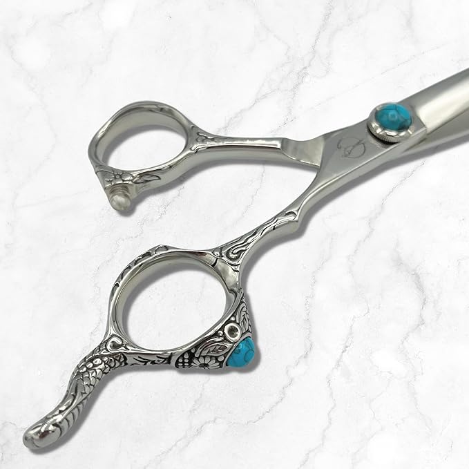 Shihan Shears 6" Hair Shears - VG-10 Japanese Steel - Professional Grade for Stylists and Barbers - Zen Scissors Line (Cutting)