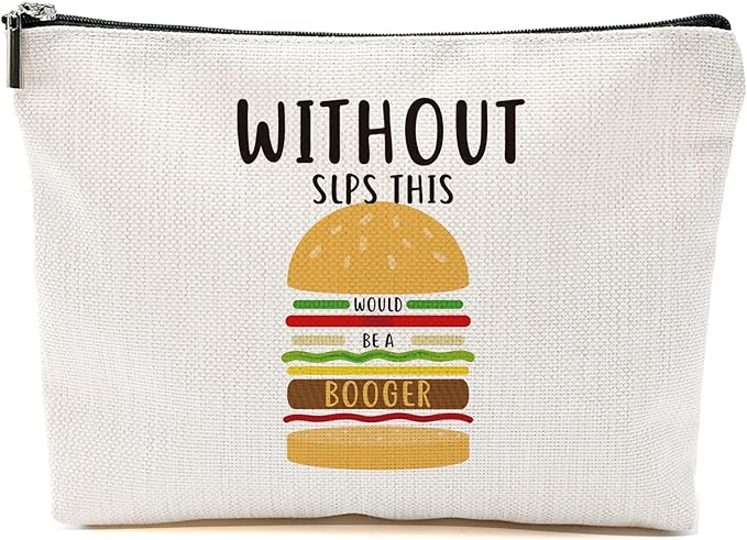 Speech Therapist Appreciation Makeup Bag Therapist Cosmetic Bag