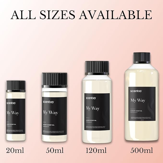 Scentia Miami One (My Way) Aromatherapy Oil for Diffuser – Hotel Scent Inspired by 1 Hotel Miami Beach – 20 mL – Lemon, Sandalwood & Cedar Natural Fragrance Oil for Waterless & Cold Air Diffusers
