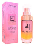 Aetheric Labs Glow Face Oil - Moringa, Rosehip & Argan Serum for Dry, Oily & Acne-Prone Skin - Hydrating, Non-Comedogenic, Vegan Skincare - Natural, 1.35 fl oz