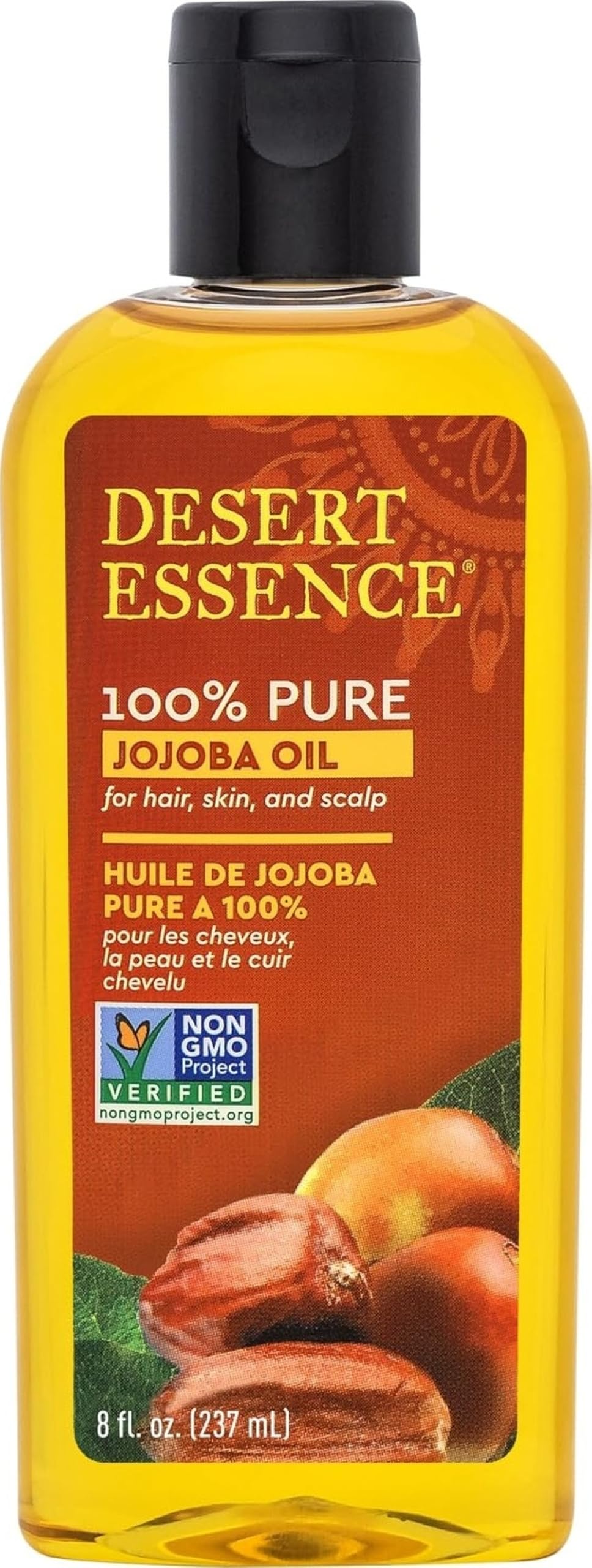 Desert Essence 100% Pure Jojoba Oil for Hair, Skin and Scalp