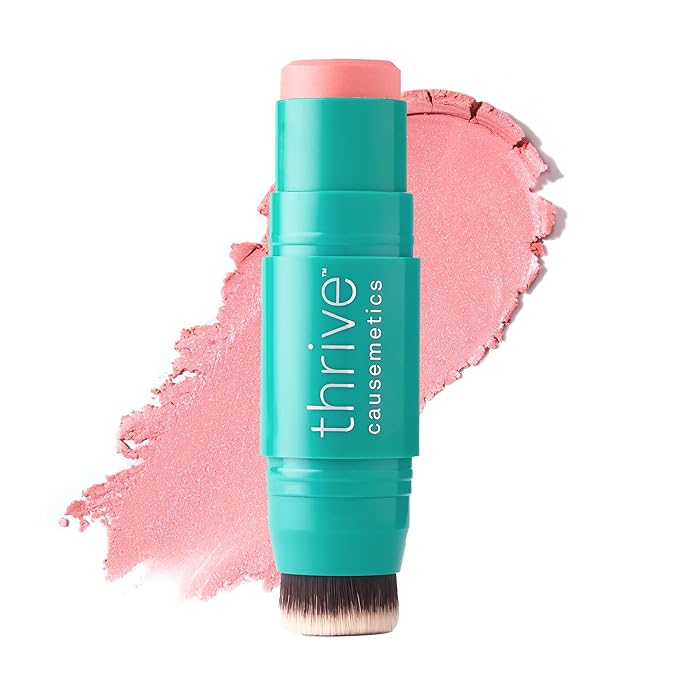 Thrive Causemetics Cream Blush Triple Threat Color Stick Peachy Pink