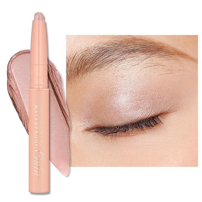 Oulac Matte Nude Eyeshadow Stick – Creamy Waterproof Twist-Up Crayon, Long Lasting Vegan & Cruelty-Free Eye Makeup, 1.25g, WA01 Nubile