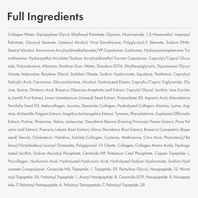 TOSOWOONG Real Collagen Face Cream for Firming & Lifting, Fine Lines, Dewy