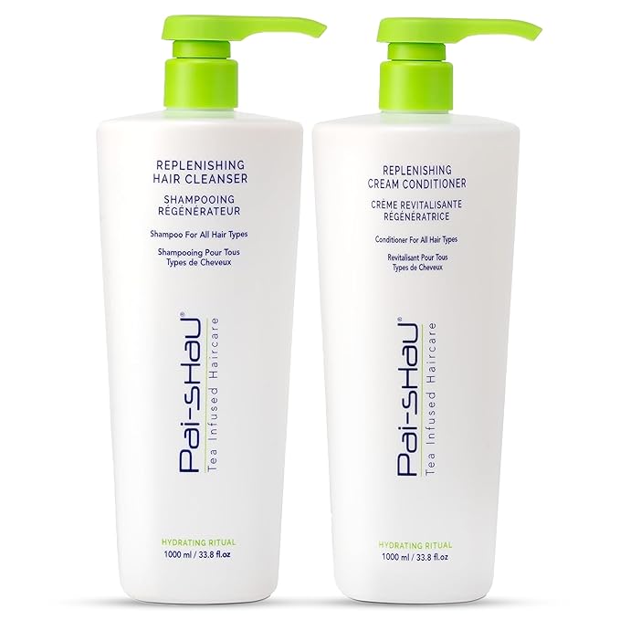 Pai-Shau - Replenishing Cleanser & Conditioner Set, Hydrating Hair Care