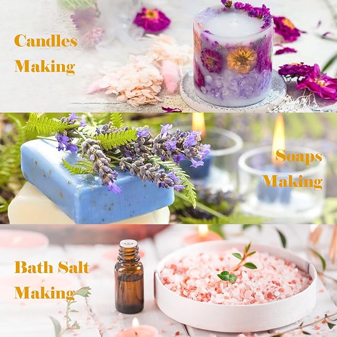 AmaKane Feminine Fragrance Oil Set, Women Essential Oils for Diffuser, Floral & Fruity Soap Candle Making Scents, Aromatherapy Oils for Home Fragrance and DIY