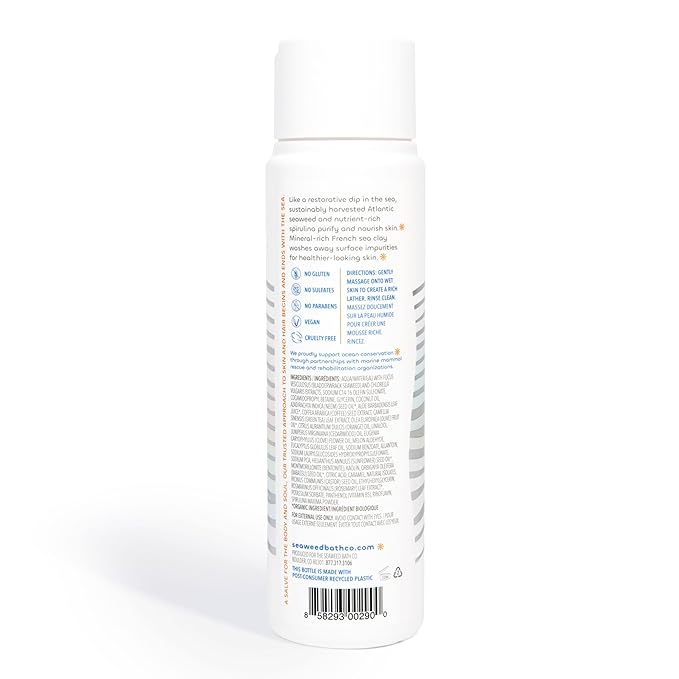 Seaweed Bath Co. Detox Body Wash, Orange Cedar, 12 oz