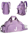Vogewood Travel Essentials-Girl Gift, Duffle Bag for Kids, Initial Gym Bag