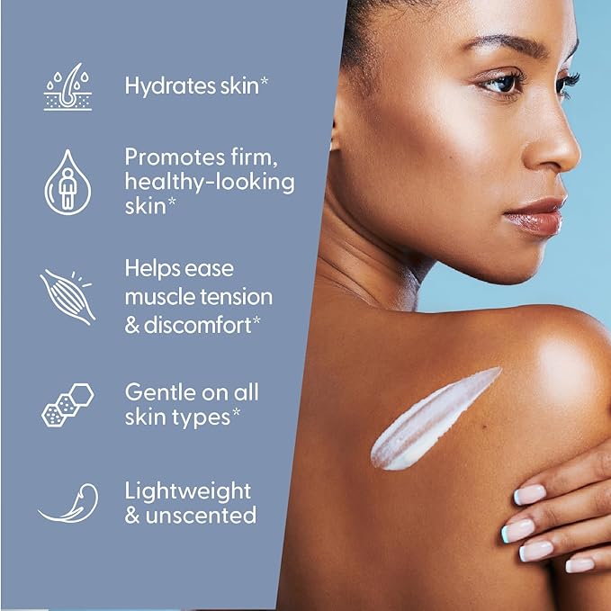Unscented Magnesium Lotion for Sleep & Leg Cramps 8 fl oz by M3