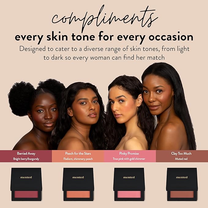 Mented Cosmetics Made in Italy, Cruelty Free Makeup, Paraben Free, 0.2oz/7g