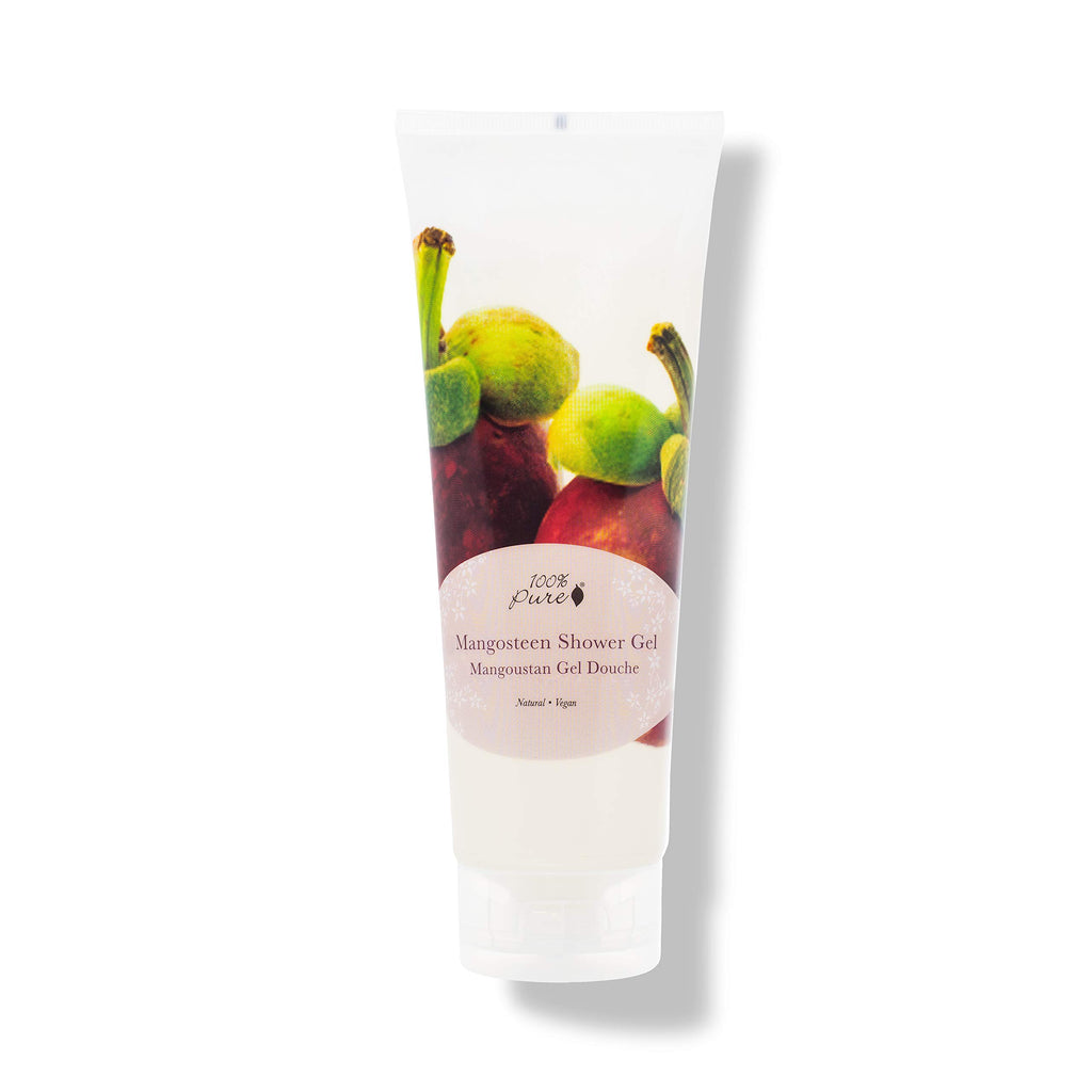 100% PURE Mangosteen Shower Gel Natural Foaming & Hydrating Body Wash