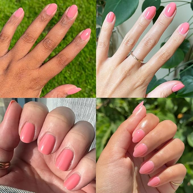 Olive & June Long Lasting Nail Polish, Papaya Gloss Coral
