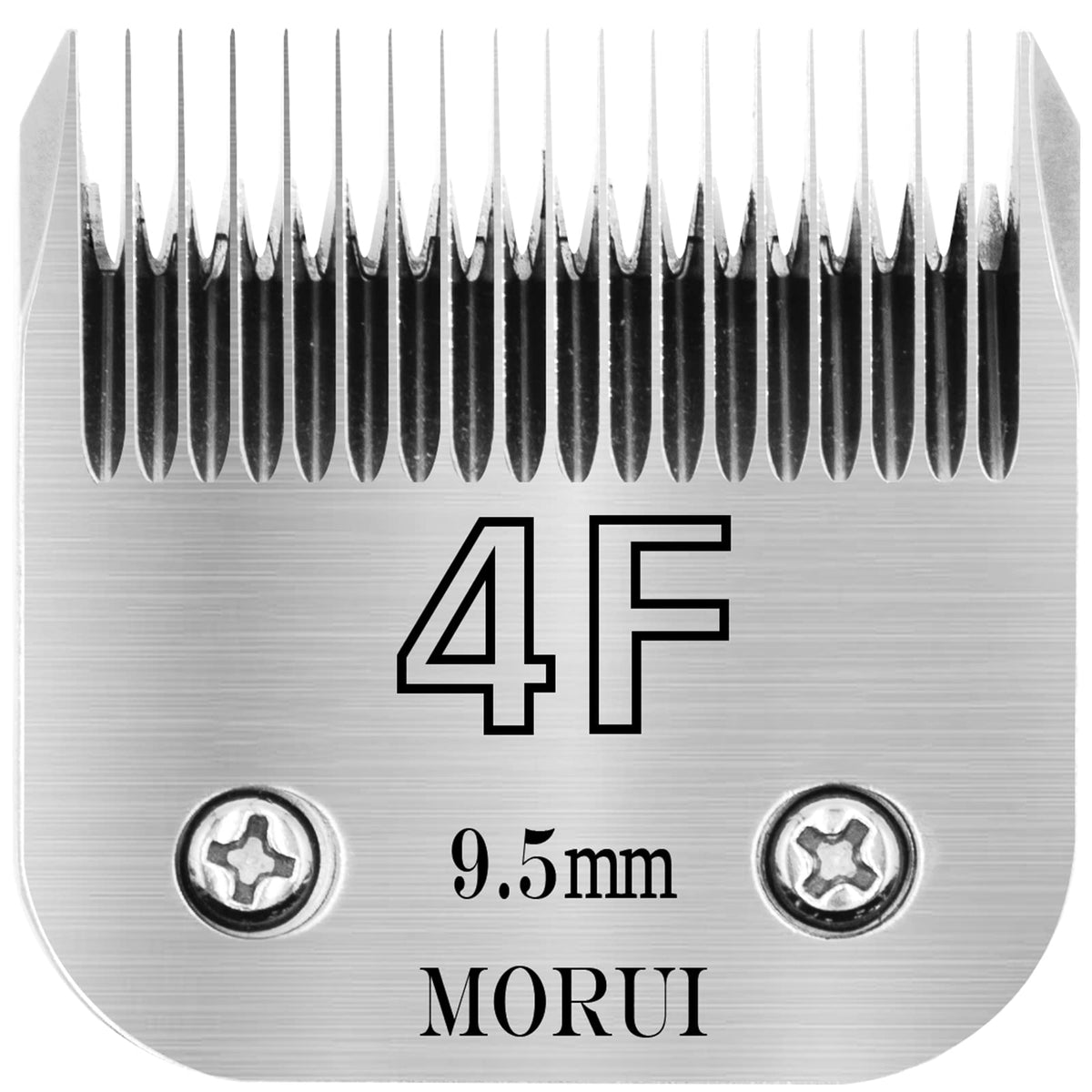 morui Detachable Pet Dog Clipper Blades UltraEdge Compatible with Oster A5,Wahl KM10 Series Clippers (10# 1.5mm- 2 Pack)