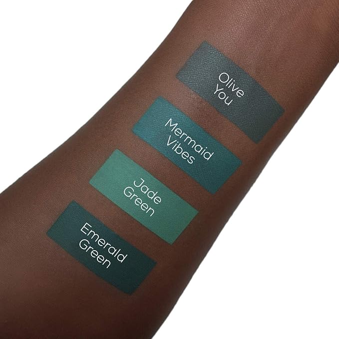 Aromi Jade Green Matte Liquid Lipstick | Long-lasting, Emerald, Shamrock Lip Color for Women, Waterproof, Made in USA, Gluten Free (Jade Green)