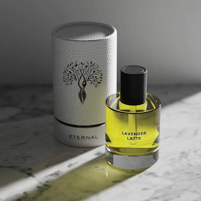 Eternal perfume oils Lavender Latte perfumes for women Alcohol Free perfume for men Long Lasting womens perfume Oil 1.69 FL Oz Unisex with 1 FL Oz (Pack of 2)