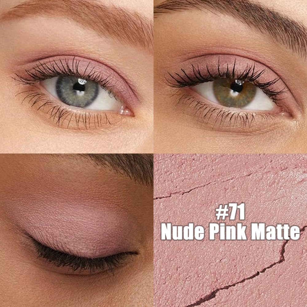 IATMOMOD Light Mauve Matte Cream Eye Shadow Stick Makeup for Women, Mauve Matte Eyeliner Pencil Eyeshadow Brightener Stick for Eyes, Waterproof Eyeshadow Applicator Blendable sombras para ojos 71#