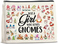 UPNEGE Gnome Gifts for Women Teens Gnome Lover Makeup Bag