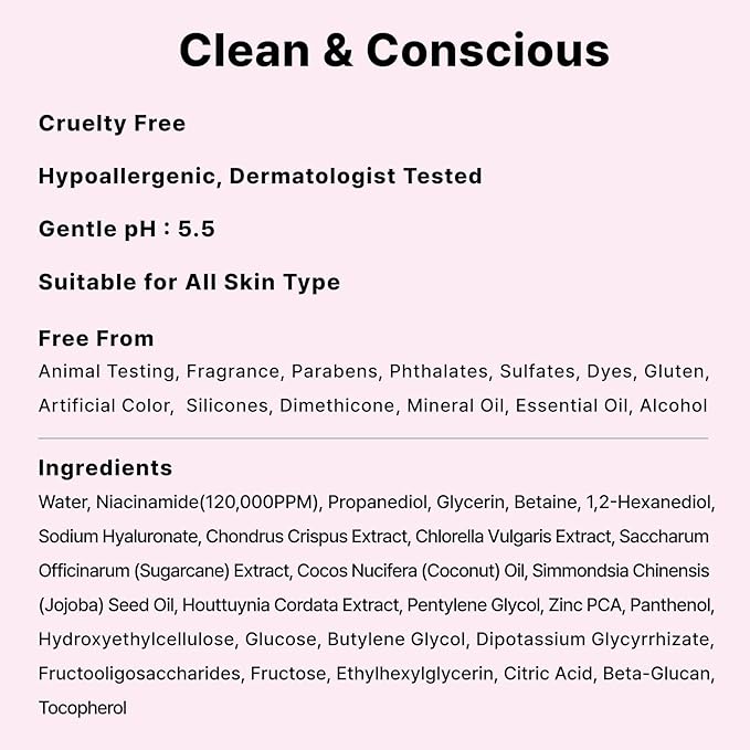 DearMYDEW 12% Niacinamide Serum with 1% Zinc PCA, Pore Minimizer for Face, Control Excess Oil and Sebum, Improve Uneven Skin Tone, Discoloration Correcting, Fast Absorbing, Korean Skincare, 1Fl Oz