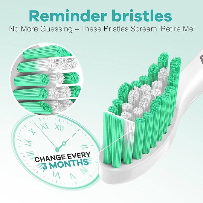 Aoremon Toothbrush Replacement Heads fit for Philips Sonicare E-Series