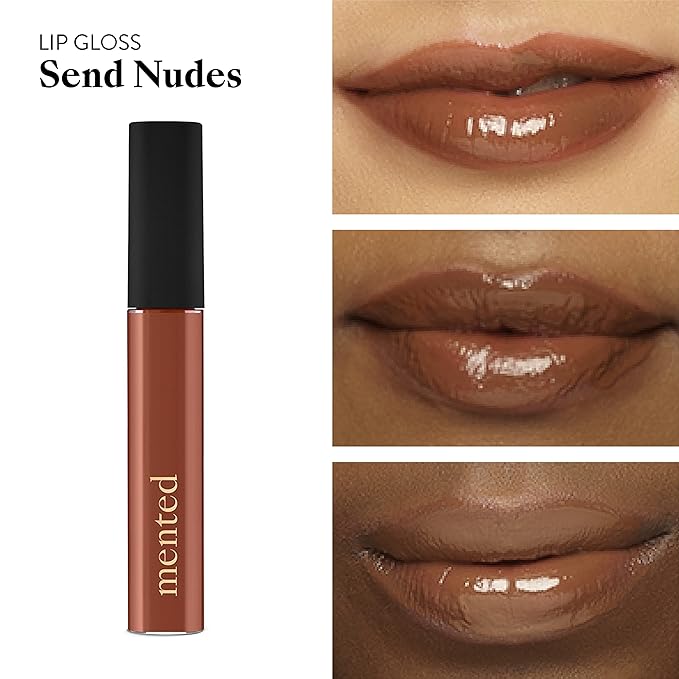 Mented Cosmetics Lip Gloss for Women Tinted Lip Balm Stain, Made in USA