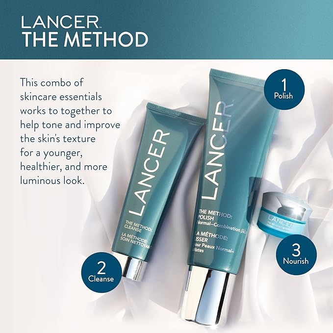 Lancer Skincare | The Method: Cleanse Face Cleanser | Salicylic Acid Face Wash | Gentle Daily Cleanser for Oily Congested Skin | Pore Cleansing Formula | Dermatologist Developed | 4.05 fl oz