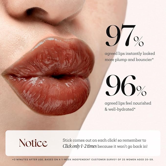 Nature Republic HONEY MELTING LIP PLUMPING (21 DIRTY CHOCO) | SOFT LIP STICK, Hydrating Gloss, Moisturizing balms, Volumizing formula & Sheer tint, Glowy Finish, korean make up