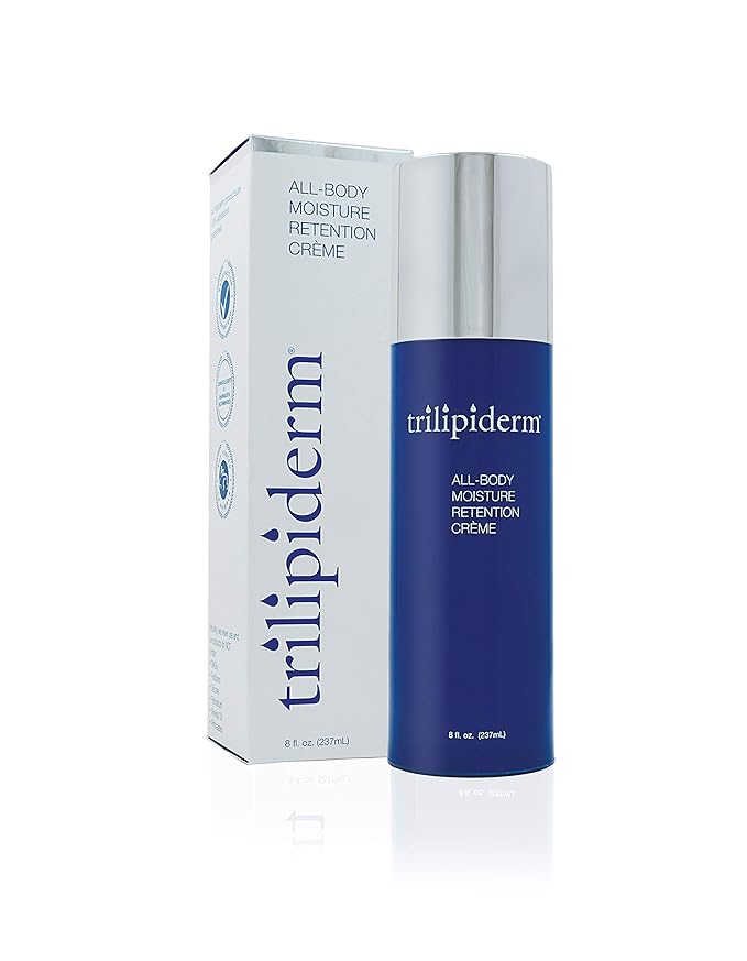 Trilipiderm All-Body Moisture Retention Creme, Moisturizer, 8 oz 2-Pack