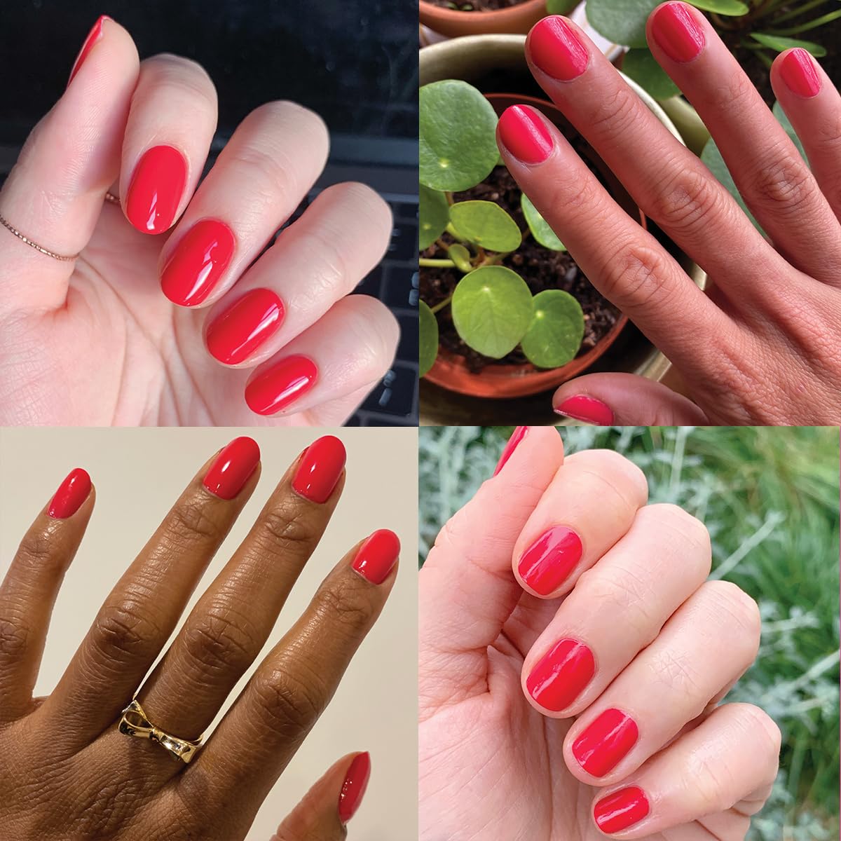 Olive & June Long Lasting Summer Nail Polish | Plump Gel-Like Finish No Lamp Needed | Lasts up to 10 days | Salon-Quality 15-Free Vegan & Cruelty-Free Chip-Resistant | Hibiscus Tropical Pink