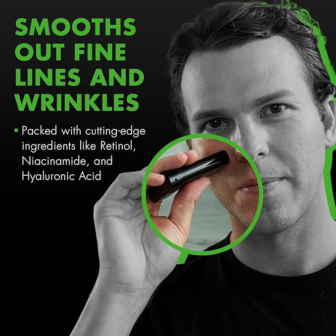 Tiege Hanley Retinol Stick for Men, Anti-Aging Face & Eye Stick, 0.35 Oz