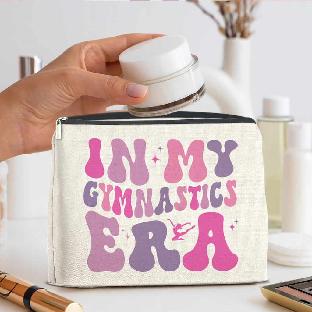UPNEGE Gymnastics Gifts Funny Gymnast Makeup Bag for Women