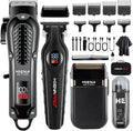 HIENA PRO Cordless Hair Clippers for Men, Barber Kit