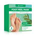 DERMORA Foot Peel Mask, Exfoliating Foot Peeling Mask, 2 Pairs,Tea Tree