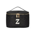 EURYNOME Makeup Bag with Custom Letter W, Water-Resistant Travel Organizer Pouch, (8.3x5.1x5.1 Inch) Cosmetic Case for Women — Z