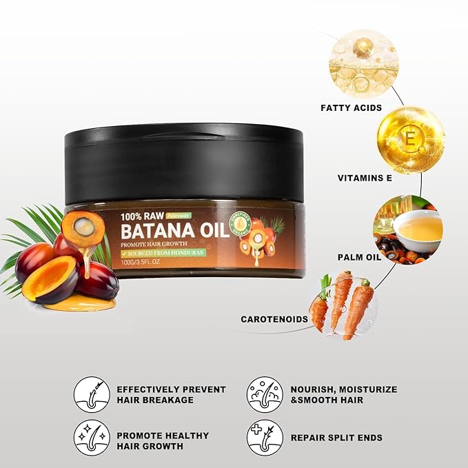 Adevwair Batana Oil for Hair Growth, Organic Hair Oil for Men & Women