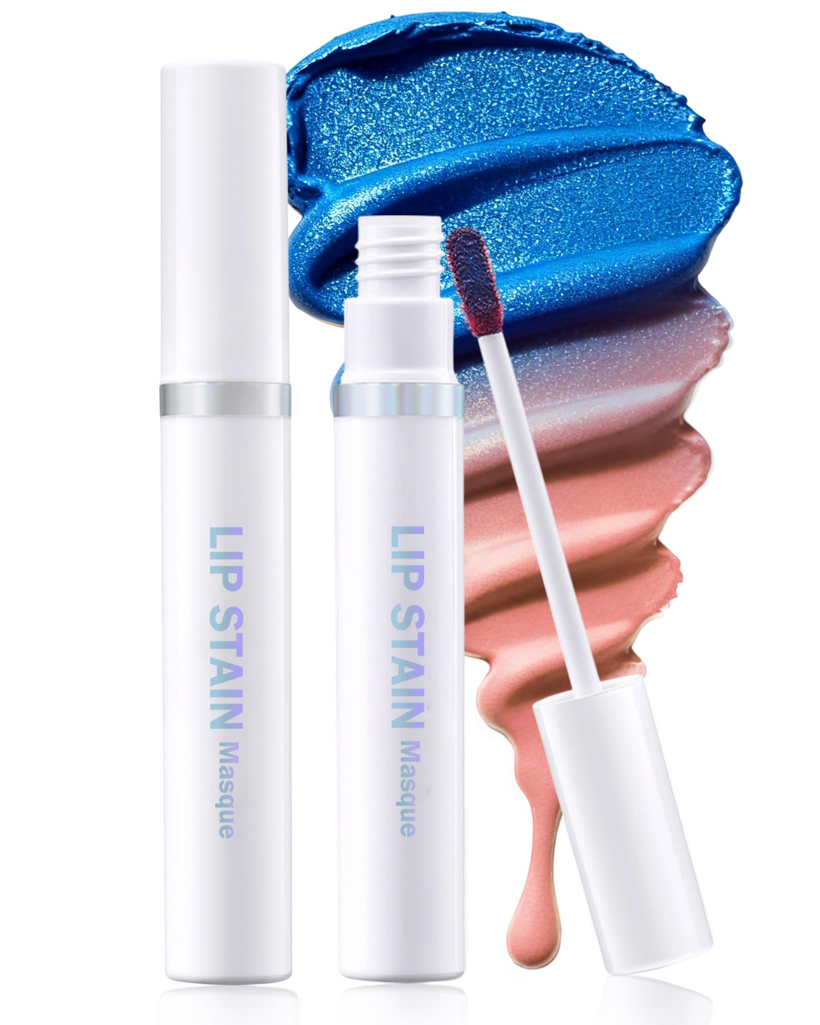 Berinist Lip Stain Masque Lip Liner Stain Long Lasting Waterproof Lip Tint Stain Semi-Permanent Lip Tattoo Transfer Proof Non-Drying Matte Finish Suitable for Women's Daily Lip Makeup