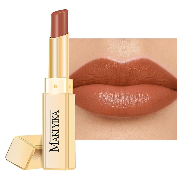 MAKI YIKA Moisture Light Brown Lipstick for Women Hydrate Tinted Lip Balm