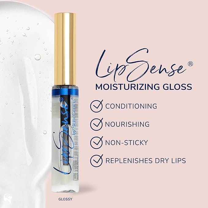 SeneGence LipSense Sassy Z Liquid Lipstick and Glossy Clear Lip Gloss Duo – 18HR Wear, Hydrating, Waterproof, Transfer-Proof